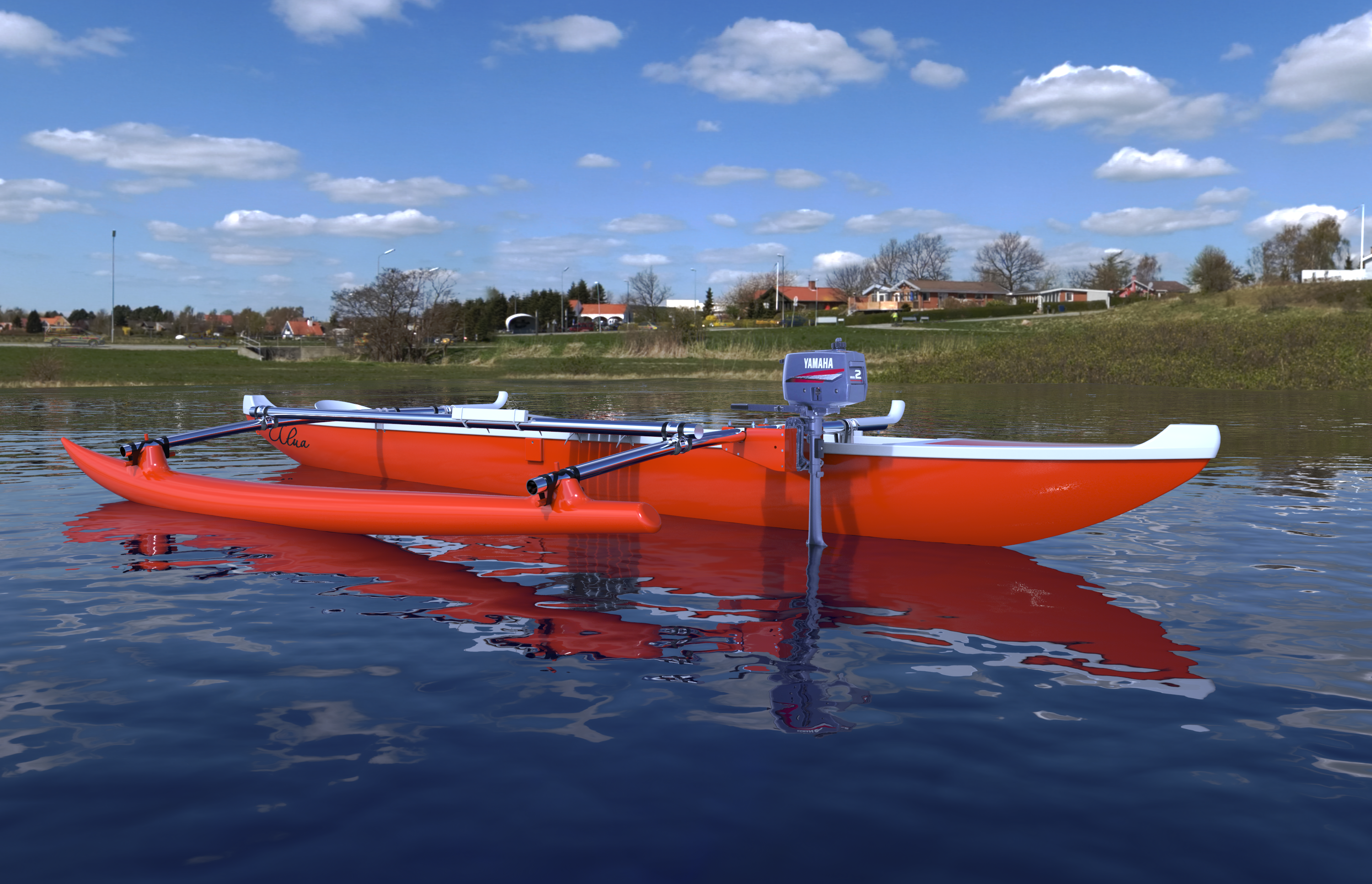 帆船独木舟3D模型图纸 Solidworks设计